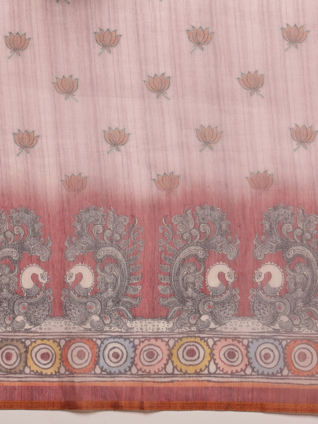 Madhubani Cotton Blend Digital Print Saree