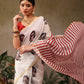 Women Cotton Blend Digital Printed Saree