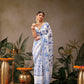 Women Cotton Blend Digital Printed Saree