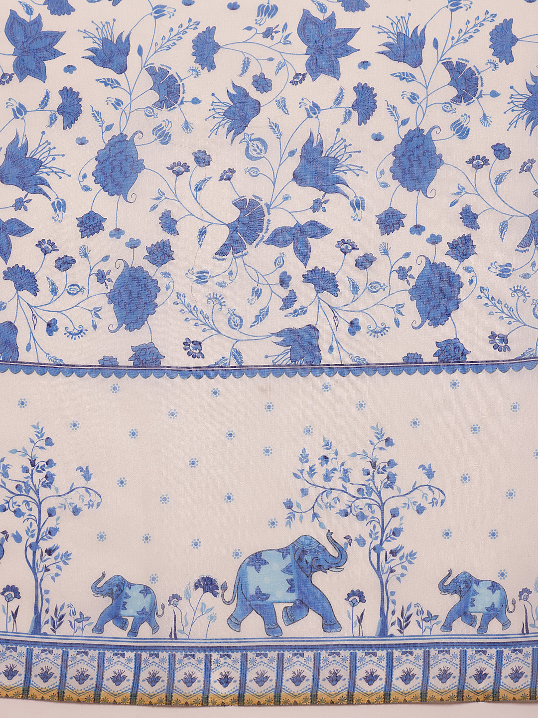 Women Cotton Blend Digital Printed Saree