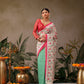 Women Cotton Blend Digital Printed Saree