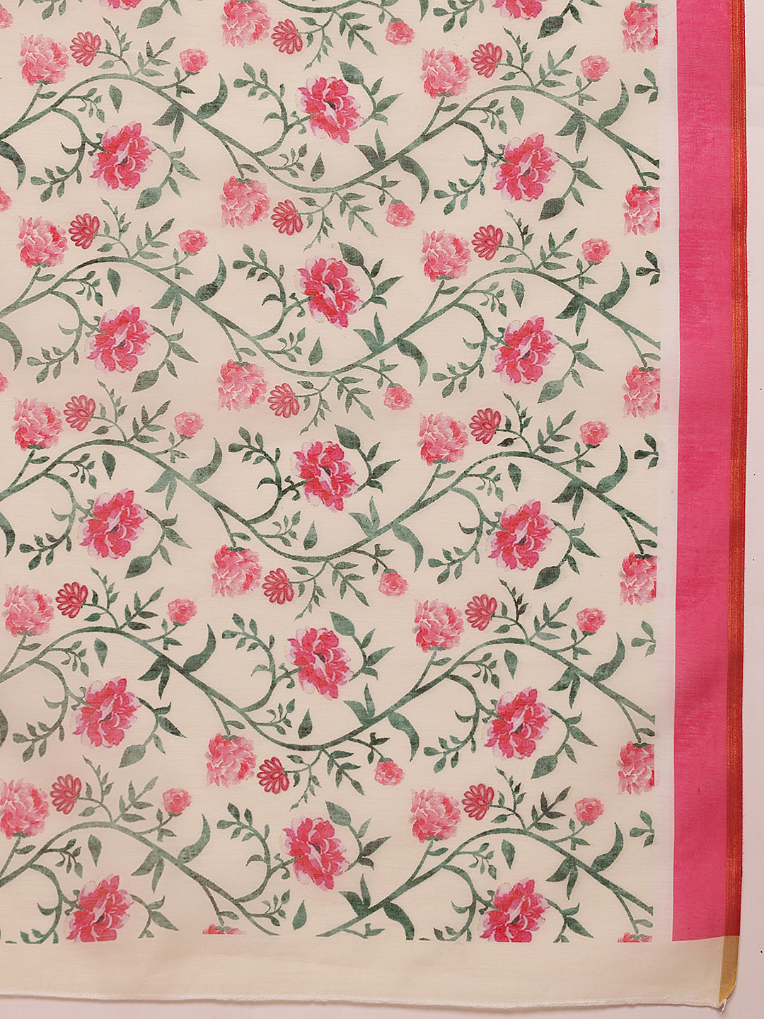 Women Cotton Blend Digital Printed Saree
