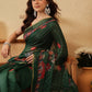 Pichwai Kalamkari Digital Printed Chanderi Saree
