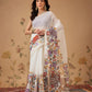Chanderi Kalamkari Printed Saree With Paithani Border