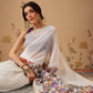 Chanderi Kalamkari Printed Saree With Paithani Border