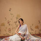 Chanderi Kalamkari Printed Saree With Paithani Border
