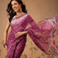 Bandhani Printed Chanderi Saree With Paithani Border