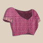 Bandhani Printed Chanderi Saree With Paithani Border