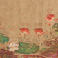 Kalamkari Printed Cotton Chanderi Saree With Beautifull Tassels