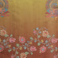 Kalamkari Printed Cotton Chanderi Saree With Beautifull Tassels