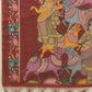 Kalamkari Printed Cotton Chanderi Saree With Beautifull Tassels
