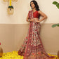 Women's Digital Printed Cotton Chanderi Saree With Beautiful Tassels
