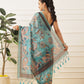 Women's Digital Printed Cotton Chanderi Saree With Beautiful Tassels