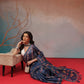 Digital Printed Premium Cotton Blend Chanderi Saree with Traditional Motifs & Tassel