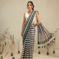 Digital Printed Premium Cotton Blend Chanderi Saree with Traditional Motifs & Tassel