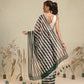 Digital Printed Premium Cotton Blend Chanderi Saree with Traditional Motifs & Tassel