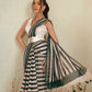 Digital Printed Premium Cotton Blend Chanderi Saree with Traditional Motifs & Tassel