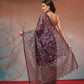 Digital Printed Premium Cotton Blend Chanderi Saree with Traditional Motifs & Tassel