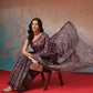 Digital Printed Premium Cotton Blend Chanderi Saree with Traditional Motifs & Tassel