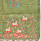 Digital Printed Premium Cotton Blend Chanderi Saree with Traditional Motifs & Tassel