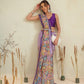 Digital Printed Premium Cotton Blend Chanderi Saree with Traditional Motifs & Tassel