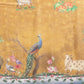 Digital Printed Premium Cotton Blend Chanderi Saree with Traditional Motifs & Tassel
