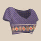 Digital Printed Premium Cotton Blend Chanderi Saree with Traditional Motifs & Tassel