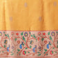 Digital Printed Premium Cotton Blend Chanderi Saree with Traditional Motifs & Tassel