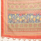 Digital Printed Floral Cotton Chanderi Saree With Tassels
