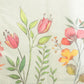 Digital Printed Floral Cotton Chanderi Saree With Tassels