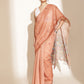 Digital Printed Floral Cotton Chanderi Saree With Tassels