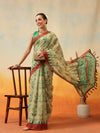 Floral Printed Chanderi Ready to Wear Saree