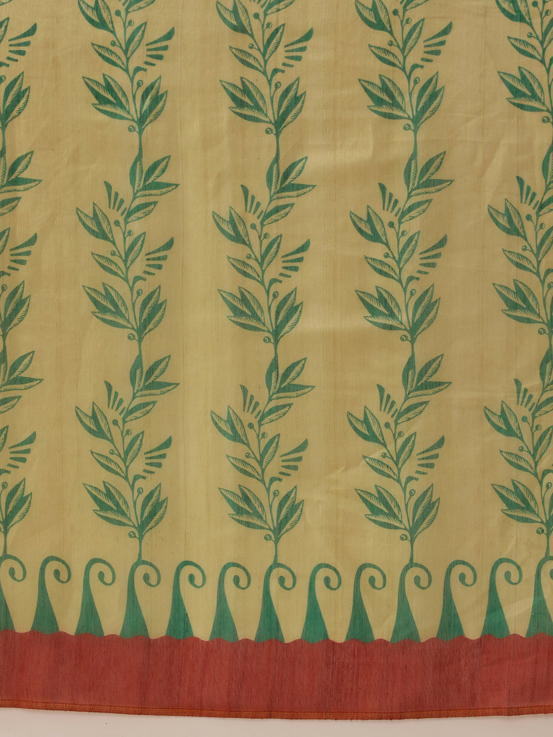 Floral Printed Chanderi Ready to Wear Saree