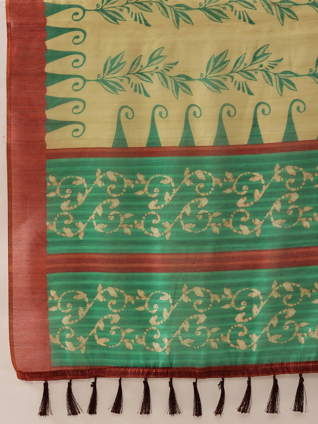 Floral Printed Chanderi Ready to Wear Saree