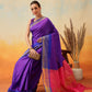 Uppada Pattu Art Silk Solid Ready To Wear Saree