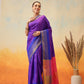 Uppada Pattu Art Silk Solid Ready To Wear Saree