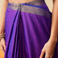 Uppada Pattu Art Silk Solid Ready To Wear Saree