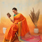 Uppada Pattu Art Silk Solid Ready To Wear Saree