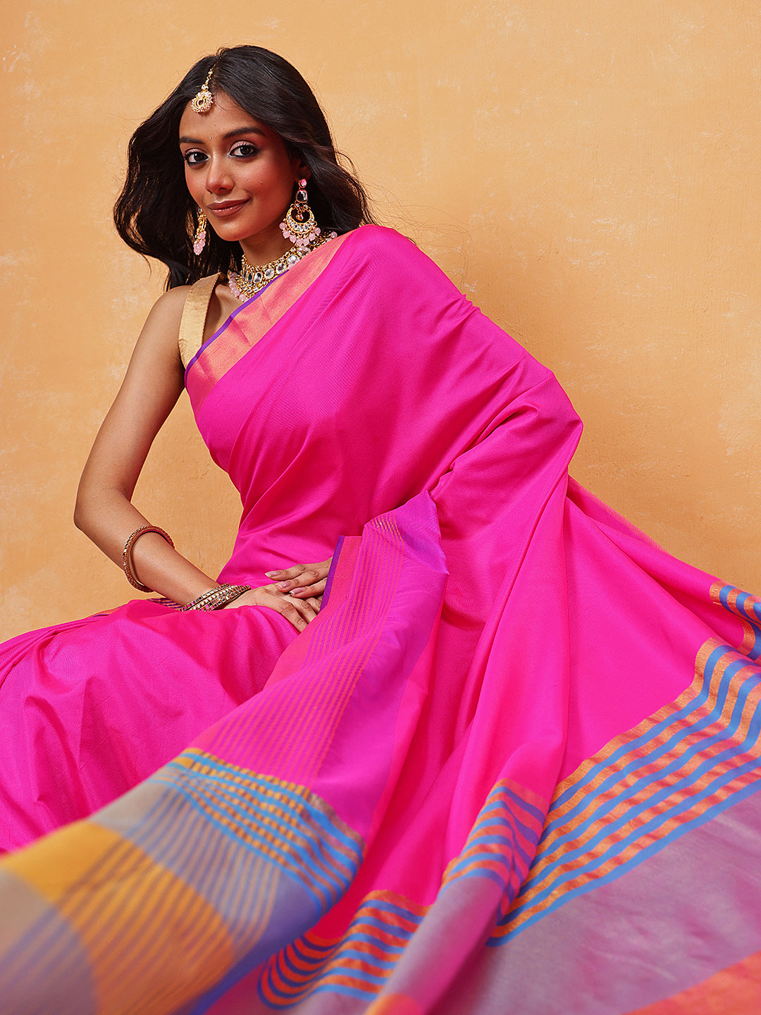 Pattu Art Silk Woven Ready To Wear Saree