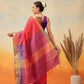 Uppada Pattu Art Silk Solid Ready To Wear Saree