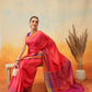 Uppada Pattu Art Silk Solid Ready To Wear Saree