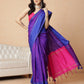 Women's Arani Pattu Soft Silk Upada Solid Ready to Wear Saree