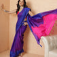 Women's Arani Pattu Soft Silk Upada Solid Ready to Wear Saree