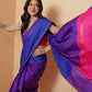 Women's Arani Pattu Soft Silk Upada Solid Ready to Wear Saree