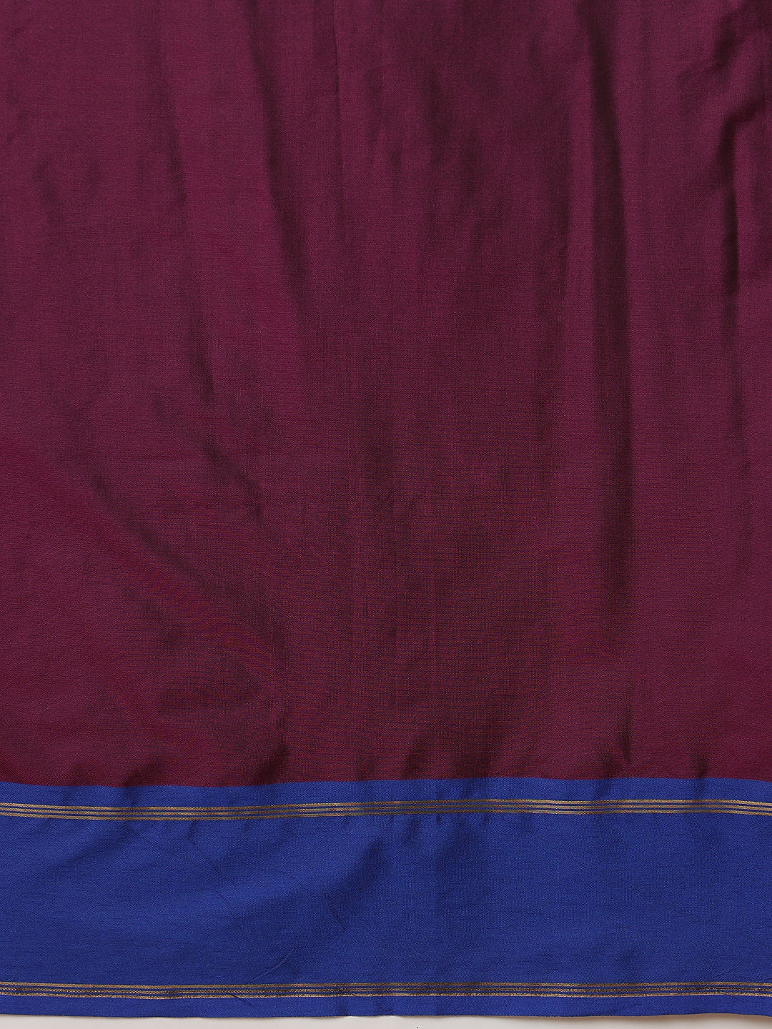 Women's Arani Pattu Soft Silk Upada Solid Ready to Wear Saree