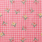 Digital Printed Work Wear Pink Floral Checks Chanderi Ready to Wear Saree