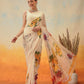 Pure Chiffon Floral Printed Ready to Wear Saree