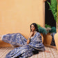 Floral Printed Silk Ready To Wear Saree