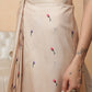 Beige Color Art Silk Floral Digital Printed Ready to Wear Saree