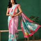 Animal Printed Kotha Silk Ready to Wear Saree With Zari Border